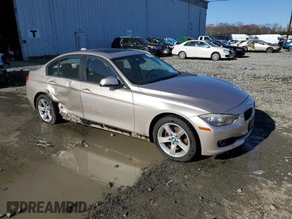 2015 BMW 3 Series 328i xDrive with VIN WBA3B5G53FNS17704, listed as a Copart auction lot 49691455 with 86,560 mi miles and Salvage Title. Bid and sale history available at carsss.com. Image 4.