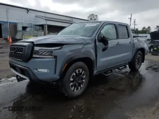 2023 Nissan Frontier Pro-4X with VIN 1N6ED1EK7PN651968, listed as a Copart auction lot 61585105 with 17,354 mi miles and Salvage title. Bid and sale history available at DreamBid. Image 1.