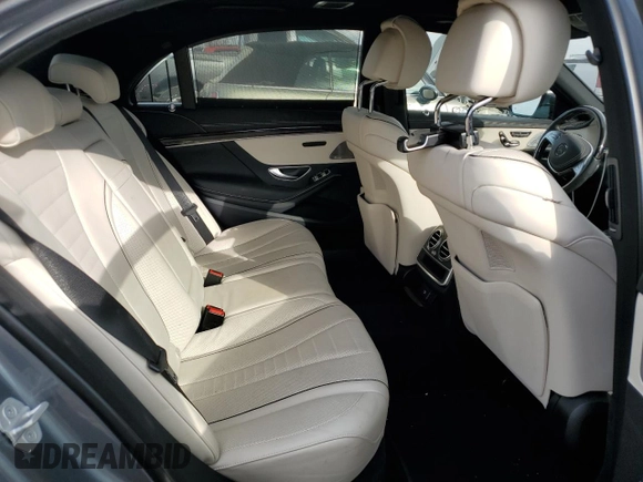 2017 Mercedes-Benz S 550 with VIN WDDUG8CB8HA339349, listed as a Copart auction lot 42814005 with 33,779 mi miles and Salvage Title. Bid and sale history available at carsss.com. Image 10.