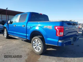2017 Ford F-150 XL with VIN 1FTEW1EF6HKE12236, listed as a IAAI auction lot 41351158 with 167,433 mi miles. Bid and sale history available at carsss.com. Image 3.