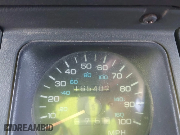 1994 Jeep Wrangler S with VIN 1J4FY19P9RP438376, listed as a IAAI auction lot 41751057 with 165,407 mi miles. Bid and sale history available at carsss.com. Image 7.