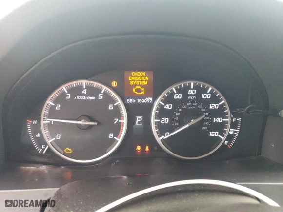 2013 Acura RDX Tech Pkg with VIN 5J8TB3H56DL012443, listed as a Copart auction lot 50333275 with 180,097 mi miles and Salvage Title. Bid and sale history available at carsss.com. Image 9.
