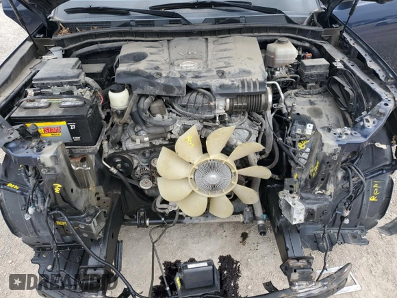2020 Nissan Armada SL with VIN JN8AY2NDXL9107808, listed as a Copart auction lot 43818765 with 90,561 mi miles and Salvage Title. Bid and sale history available at carsss.com. Image 12.