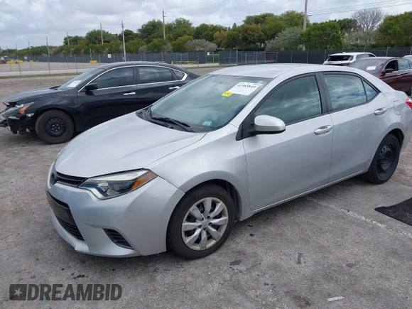 2015 Toyota Corolla L with VIN 2T1BURHE3FC357768, listed as a IAAI auction lot 41965849 with 137,166 mi miles and . Bid and sale history available at DreamBid. Image 17.