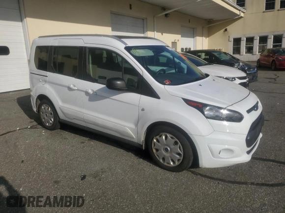 2015 Ford Transit Connect XLT with VIN NM0AE8F77F1202312, listed as a Copart auction lot 87724125 with 100,463 mi miles and Salvage title. Bid and sale history available at DreamBid. Image 4.