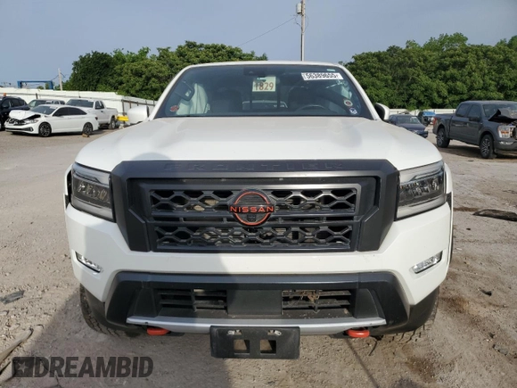 2022 Nissan Frontier SV with VIN 1N6ED1EJ2NN644110, listed as a Copart auction lot 56389655 with 32,812 mi miles and Salvage title. Bid and sale history available at DreamBid. Image 5.