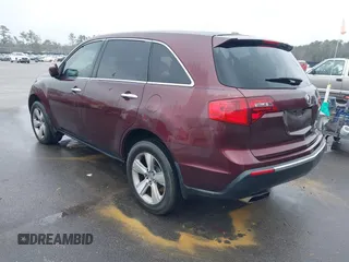 2013 Acura MDX Tech Pkg with VIN 2HNYD2H39DH513891, listed as a IAAI auction lot 41491200 with 272,549 mi miles. Bid and sale history available at carsss.com. Image 3.