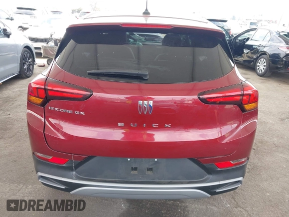 2025 Buick Encore GX Preferred with VIN KL4AMBSP5SB020003, listed as a IAAI auction lot 42120299 with 5,909 mi miles and . Bid and sale history available at DreamBid. Image 17.