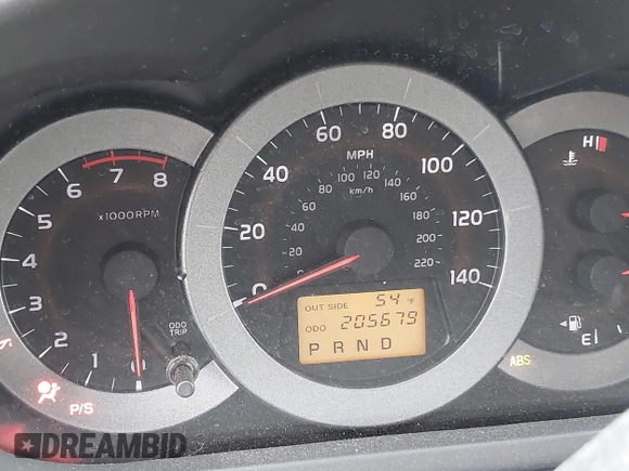 2008 Toyota RAV4 Ltd with VIN JTMBD31V485190036, listed as a IAAI auction lot 41863408 with 205,679 mi miles. Bid and sale history available at carsss.com. Image 7.