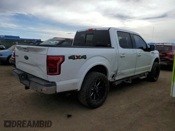 2017 Ford F-150 XL with VIN 1FTEW1EP4HKD27212, listed as a Copart auction lot 49503755 with 115,926 mi miles and Salvage Title. Bid and sale history available at carsss.com. Image 3.