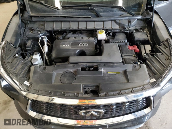 2023 Infiniti QX60 Sensory with VIN 5N1DL1GSXPC353775, listed as a Copart auction lot 63658175 with 24,658 mi miles and Salvage title. Bid and sale history available at DreamBid. Image 12.