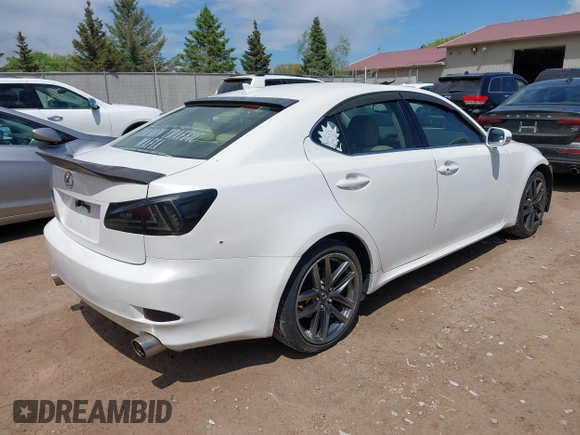 2012 Lexus IS 250 with VIN JTHCF5C24C5057930, listed as a IAAI auction lot 42251242 with 133,123 mi miles and . Bid and sale history available at DreamBid. Image 4.