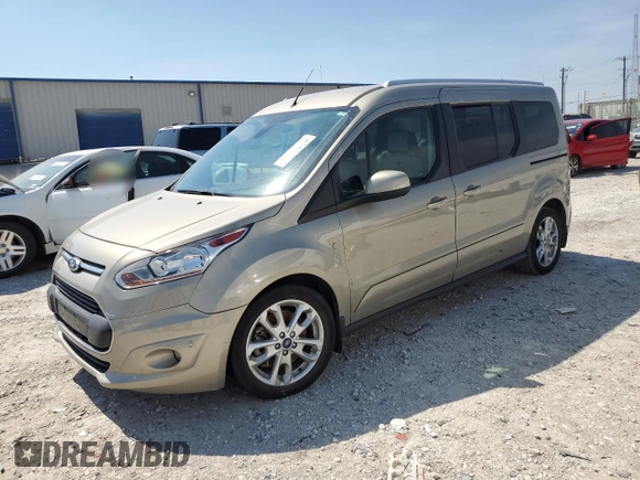 2015 Ford Transit Connect Wagon Titanium with VIN NM0GE9G72F1189290, listed as a Copart auction lot 66922094 with 73,660 mi miles and Salvage Title. Bid and sale history available at carsss.com. Image 1.