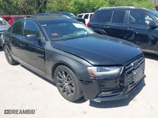 2013 Audi A4 Premium Plus with VIN WAUEFAFLXDA164378, listed as a IAAI auction lot 41982140 with 151,411 mi miles. Bid and sale history available at carsss.com. Image 1.