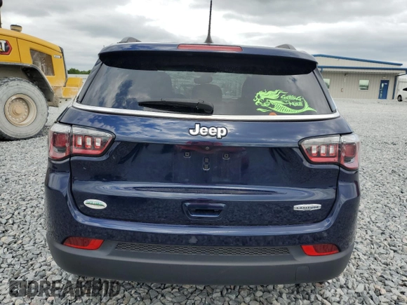 2020 Jeep Compass Latitude with VIN 3C4NJCBB2LT159063, listed as a Copart auction lot 52354065 with 65,547 mi miles and Non Repairable. Bid and sale history available at carsss.com. Image 6.