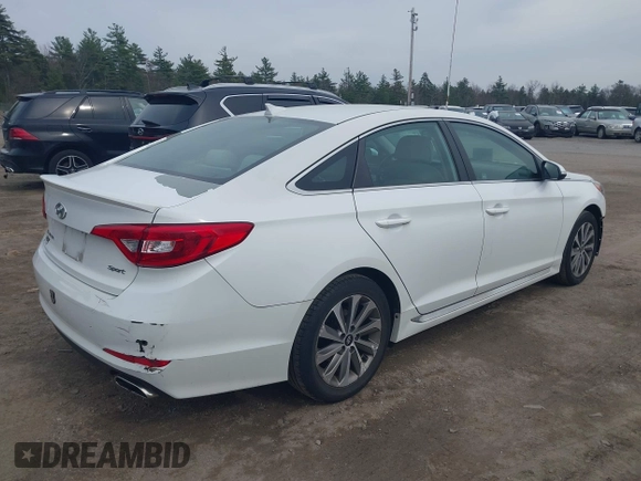 2015 Hyundai Sonata Sport with VIN 5NPE34AF7FH052003, listed as a IAAI auction lot 42097419 with 172,026 mi miles and . Bid and sale history available at DreamBid. Image 4.