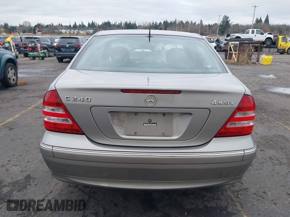 2005 Mercedes-Benz C 240 with VIN WDBRF81J25F609153, listed as a IAAI auction lot 41582984 with 148,546 mi miles and . Bid and sale history available at DreamBid. Image 16.