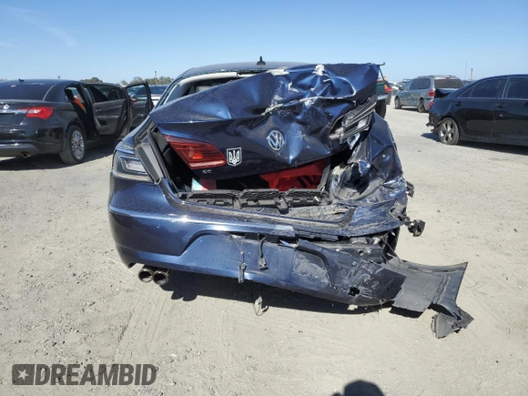 2014 Volkswagen CC Sport with VIN WVWBP7AN1EE506177, listed as a Copart auction lot 76997114 with 117,039 mi miles and Salvage Title. Bid and sale history available at carsss.com. Image 6.