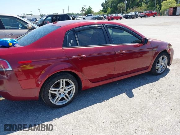 2007 Acura TL with VIN 19UUA66247A021899, listed as a IAAI auction lot 42058208 with 187,770 mi miles. Bid and sale history available at carsss.com. Image 4.