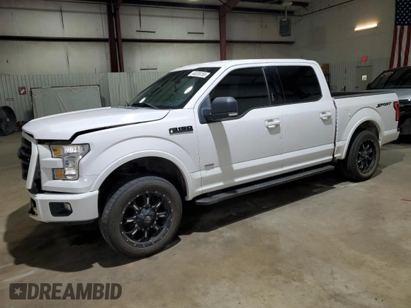 2017 Ford F-150 XL with VIN 1FTEW1CP8HKC03320, listed as a Copart auction lot 44320755 with 134,569 mi miles and Salvage Title. Bid and sale history available at carsss.com. Image 1.