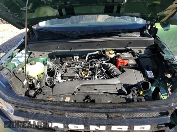 2024 Ford Bronco Sport Outer Banks z VIN 3FMCR9C66RRF41392, wystawiony jako Copart lot #46847235 z przebiegiem 385 mil mil oraz Szkoda całkowita • Salvage title. Historia ofert i sprzedaży dostępna na DreamBid. Obrazek 12.