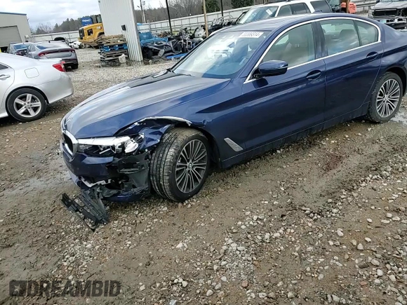 2019 BMW 5 Series 530i with VIN WBAJA5C52KWW14762, listed as a Copart auction lot 86589314 with 36,035 mi miles and Salvage Title. Bid and sale history available at carsss.com. Image 10.