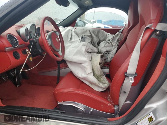 2008 Porsche Boxster S с VIN WP0CB29858U731331, выставлен на аукционе Copart как лот 74499374 с пробегом Не указан миль и Списание • Salvage title. История ставок и продаж доступна на DreamBid. Изображение 7.