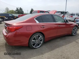 2014 Infiniti Q50 Hybrid Premium with VIN JN1AV7AR2EM702478, listed as a Copart auction lot 53332775 with 115,142 mi miles and Clean Title. Bid and sale history available at DreamBid. Image 3.