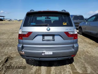 2008 BMW X3 3.0si with VIN WBXPC93498WJ07651, listed as a Copart auction lot 49175615 with 169,001 mi miles and Clean Title. Bid and sale history available at carsss.com. Image 6.
