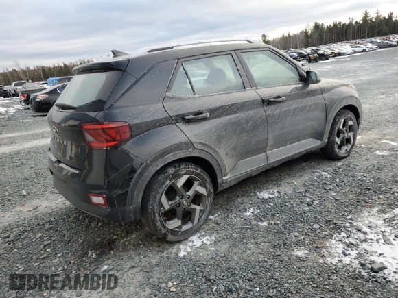 2021 Hyundai Venue SEL with VIN KMHRC8A38MU112674, listed as a Copart auction lot 84716424 with 78,055 mi miles and Salvage Title. Bid and sale history available at carsss.com. Image 3.