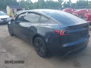 2025 Tesla Model 3 Long Range with VIN 5YJ3E1EB2SF899446, listed as a IAAI auction lot 42478353 with Not provided miles and . Bid and sale history available at DreamBid. Image 3.