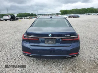 2020 BMW 7 Series 750i xDrive with VIN WBA7U2C03LCD17090, listed as a Copart auction lot 54480795 with 48,260 mi miles and Salvage title. Bid and sale history available at DreamBid. Image 6.