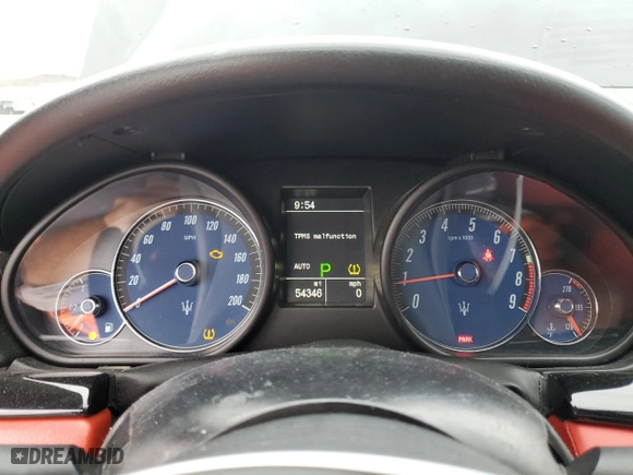 2018 Maserati GranTurismo Sport with VIN ZAM45VLA9J0253917, listed as a Copart auction lot 80701934 with 54,346 mi miles and Salvage Title. Bid and sale history available at carsss.com. Image 9.