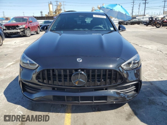 2024 Mercedes-Benz C 300 with VIN W1KAF4HB0RR219264, listed as a Copart auction lot 56701875 with 757 mi miles and Salvage Title. Bid and sale history available at DreamBid. Image 5.
