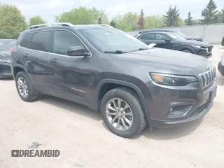 2020 Jeep Cherokee Latitude Plus with VIN 1C4PJMLB0LD536976, listed as a IAAI auction lot 42244708 with 116,228 mi miles and . Bid and sale history available at DreamBid. Image 1.