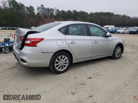 2019 Nissan Sentra S with VIN 3N1AB7AP2KY449002, listed as a Copart auction lot 48958505 with 102,181 mi miles and Salvage Title. Bid and sale history available at DreamBid. Image 3.