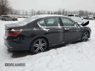 2017 Honda Accord Sedan Sport with VIN 1HGCR2F57HA186841, listed as a Copart auction lot 43878395 with 94,580 mi miles and Non Repairable. Bid and sale history available at carsss.com. Image 3.