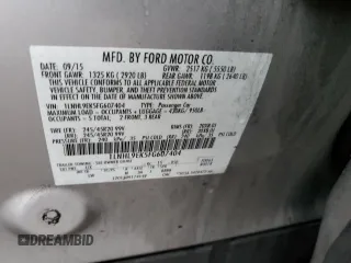 2015 Lincoln MKS with VIN 1LNHL9EK5FG607404, listed as a Copart auction lot 43246995 with Not provided miles and Salvage title. Bid and sale history available at DreamBid. Image 13.