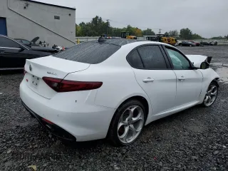 2020 Alfa Romeo Giulia Ti with VIN ZARFANBN2L7632187, listed as a Copart auction lot 66333024 with 0 mi miles and Salvage Title. Bid and sale history available at carsss.com. Image 3.