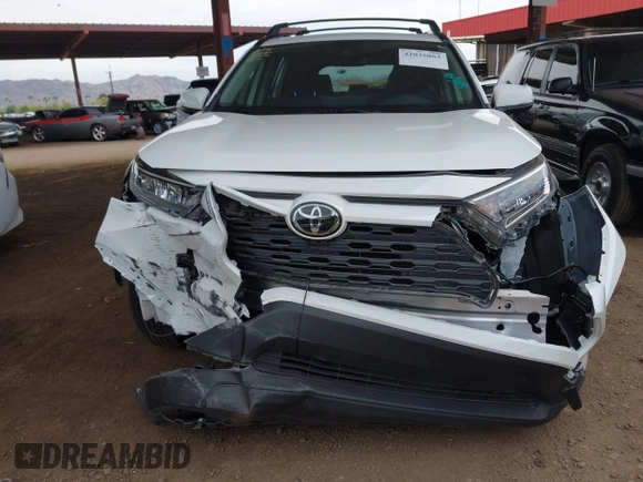 2019 Toyota RAV4 XLE with VIN JTMW1RFV0KD026561, listed as a IAAI auction lot 42035063 with 51,670 mi miles. Bid and sale history available at carsss.com. Image 12.