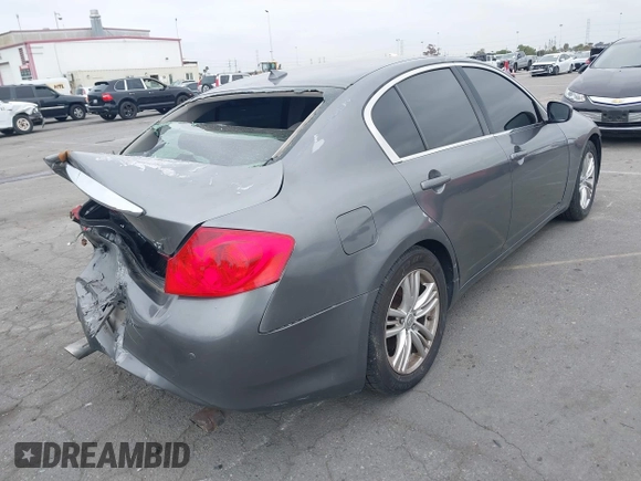 2013 Infiniti G37 Sedan Journey with VIN JN1CV6AP9DM721707, listed as a IAAI auction lot 41892739 with Not Provided miles. Bid and sale history available at carsss.com. Image 4.