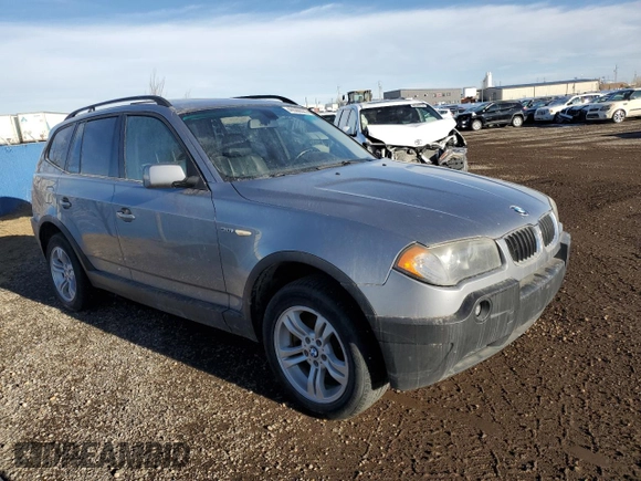 2005 BMW X3 3.0i with VIN WBXPA93425WA31985, listed as a Copart auction lot 46580035 with 375,558 mi miles and Clean Title. Bid and sale history available at carsss.com. Image 4.
