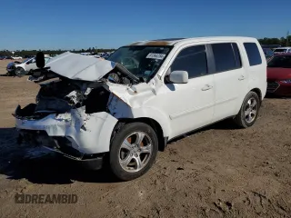 2014 Honda Pilot EX-L with VIN 5FNYF3H75EB028471, listed as a Copart auction lot 81344784 with 140,814 mi miles and Salvage Title. Bid and sale history available at carsss.com. Image 1.