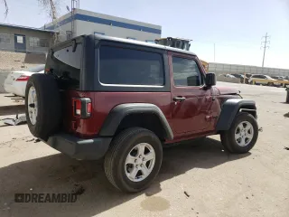 2021 Jeep Wrangler Sport S with VIN 1C4HJXAG8MW817482, listed as a Copart auction lot 47431485 with 29,775 mi miles and Salvage Title. Bid and sale history available at DreamBid. Image 3.
