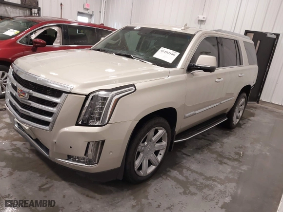 2017 Cadillac Escalade Luxury with VIN 1GYS4BKJ5HR254402, listed as a IAAI auction lot 41492160 with 76,419 mi miles. Bid and sale history available at carsss.com. Image 18.