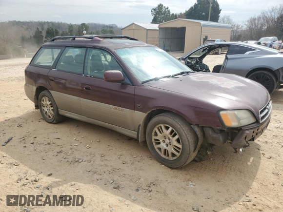 2001 Subaru Legacy Outback L.L. Bean with VIN 4S3BH806017637466, listed as a Copart auction lot 47172235 with 205,366 mi miles and Salvage title. Bid and sale history available at DreamBid. Image 4.