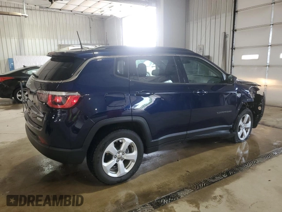 2020 Jeep Compass Latitude с VIN 3C4NJDBB9LT100808, выставлен на аукционе Copart как лот 63769085 с пробегом 69 188 миль миль и Списание • Salvage title. История ставок и продаж доступна на DreamBid. Изображение 3.