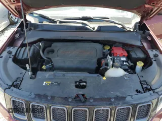 2021 Jeep Compass 80th Anniversary with VIN 3C4NJCEB6MT532733, listed as a Copart auction lot 53128285 with 45,624 mi miles and Salvage Title. Bid and sale history available at carsss.com. Image 12.