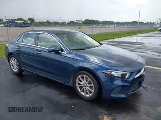 2021 Mercedes-Benz A 220 with VIN W1K3G4FB2MJ271379, listed as a IAAI auction lot 42500376 with 43,399 mi miles and . Bid and sale history available at DreamBid. Image 1.