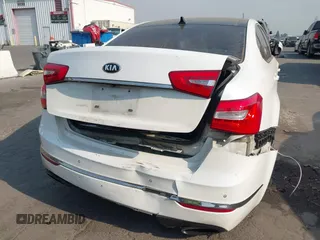 2015 Kia Cadenza Premium with VIN KNALN4D70F5196706, listed as a IAAI auction lot 41262917 with 189,340 mi miles. Bid and sale history available at carsss.com. Image 16.